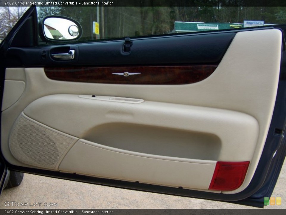 Sandstone Interior Door Panel for the 2002 Chrysler Sebring Limited Convertible #56860331