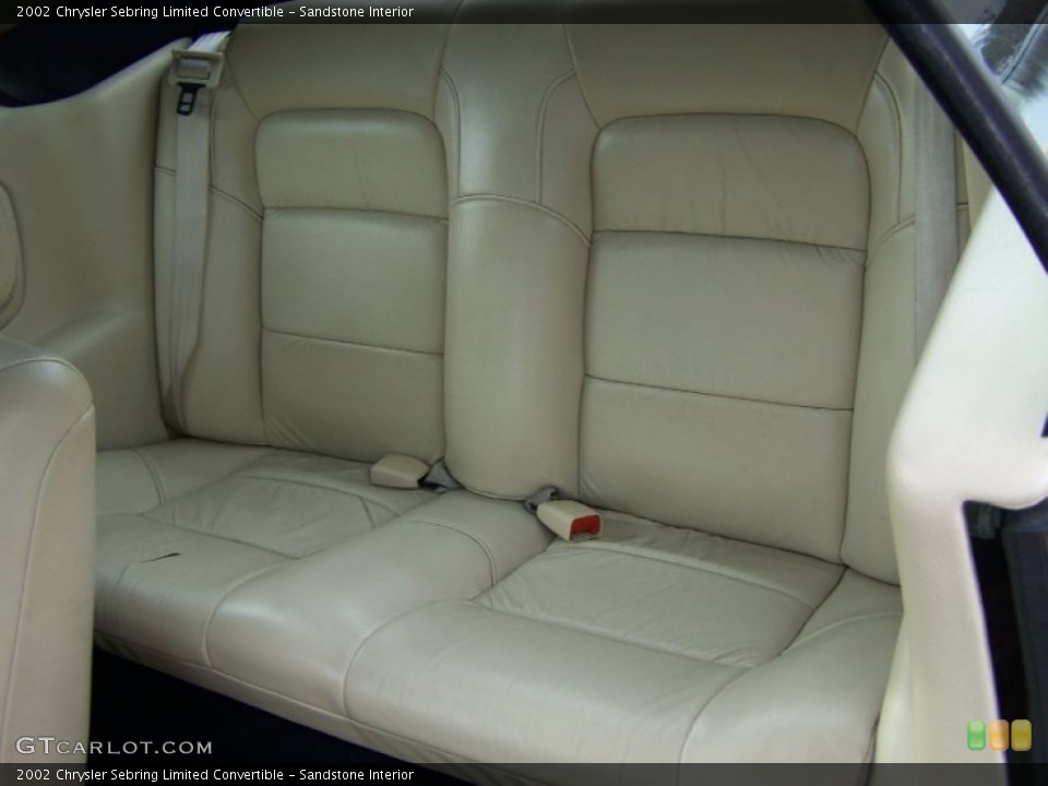 Sandstone Interior Photo for the 2002 Chrysler Sebring Limited Convertible #56860454