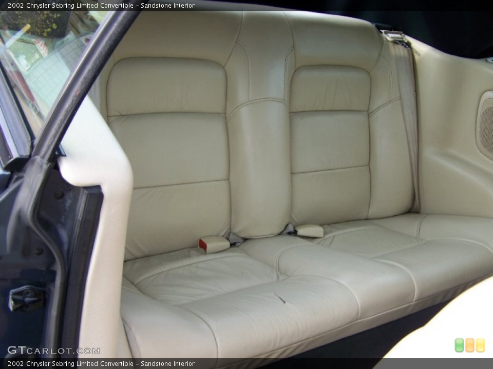 Sandstone Interior Photo for the 2002 Chrysler Sebring Limited Convertible #56860463