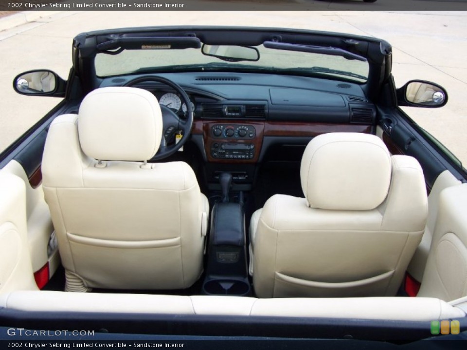 Sandstone Interior Photo for the 2002 Chrysler Sebring Limited Convertible #56860475