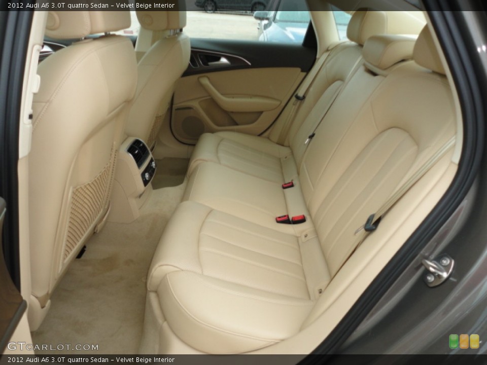 Velvet Beige Interior Photo for the 2012 Audi A6 3.0T quattro Sedan #56860535