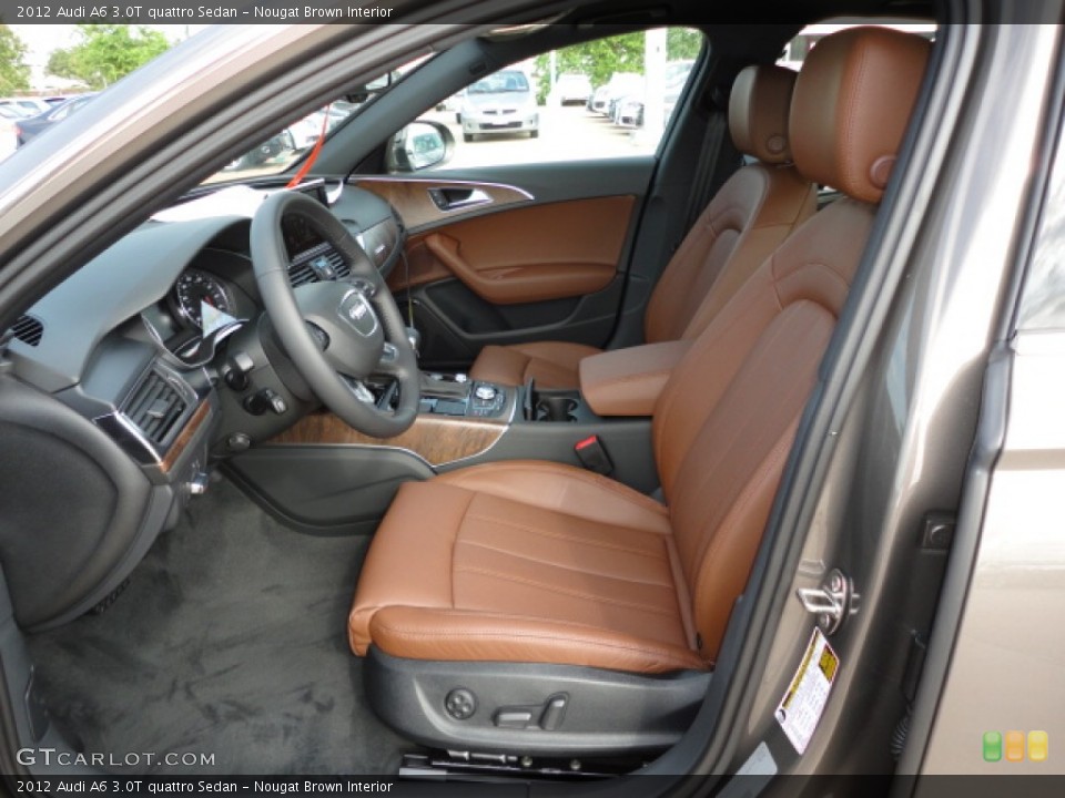 Nougat Brown Interior Photo for the 2012 Audi A6 3.0T quattro Sedan #56860598