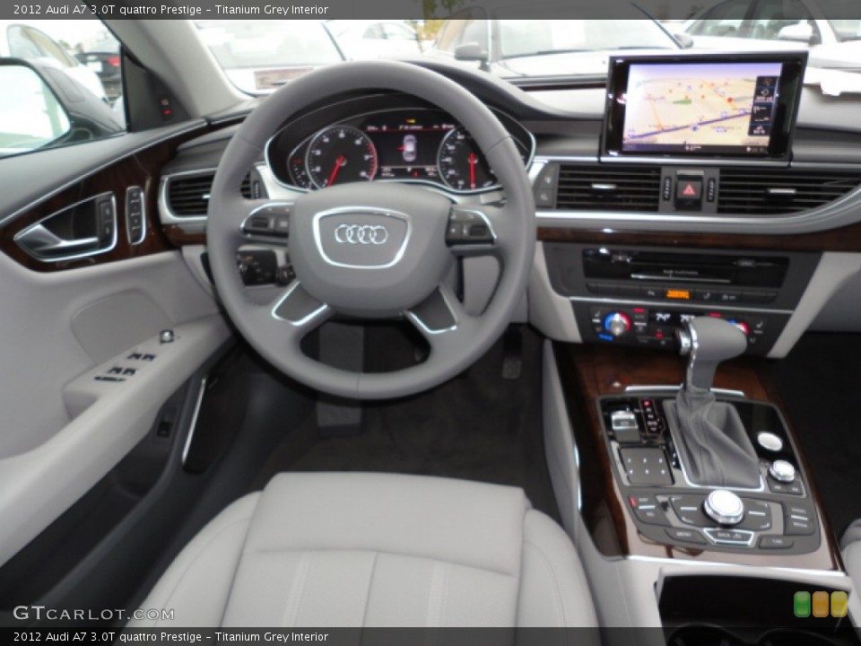 Titanium Grey Interior Dashboard for the 2012 Audi A7 3.0T quattro Prestige #56860742