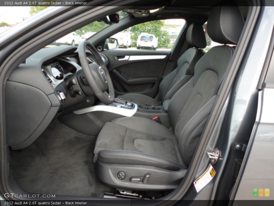 Black Interior Photo for the 2012 Audi A4 2.0T quattro Sedan #56861045