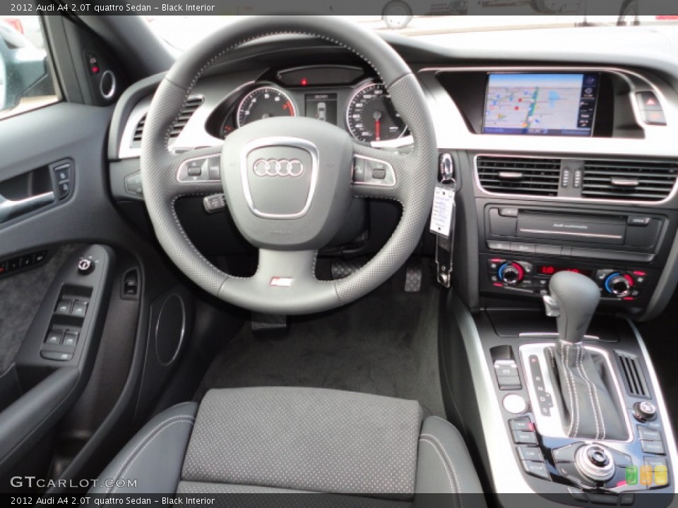 Black Interior Steering Wheel for the 2012 Audi A4 2.0T quattro Sedan #56861066