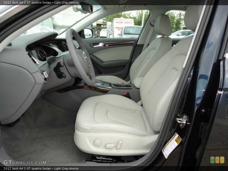 Light Gray Interior Photo for the 2012 Audi A4 2.0T quattro Sedan #56861366