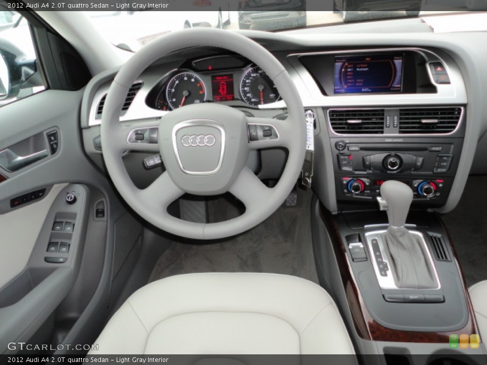 Light Gray Interior Dashboard for the 2012 Audi A4 2.0T quattro Sedan #56861390