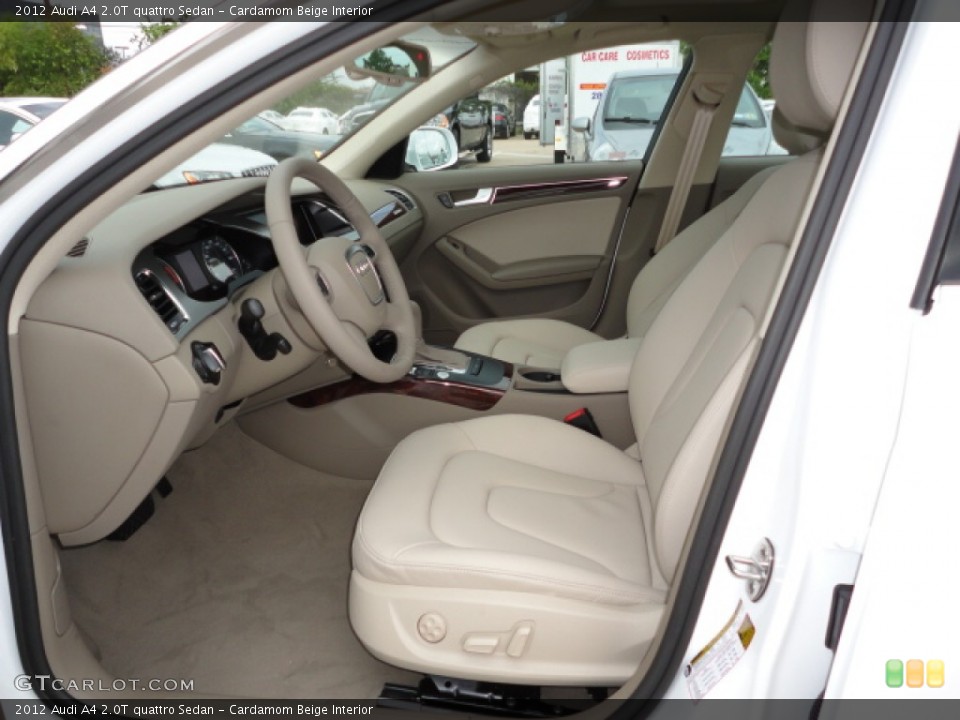 Cardamom Beige Interior Photo for the 2012 Audi A4 2.0T quattro Sedan #56861444