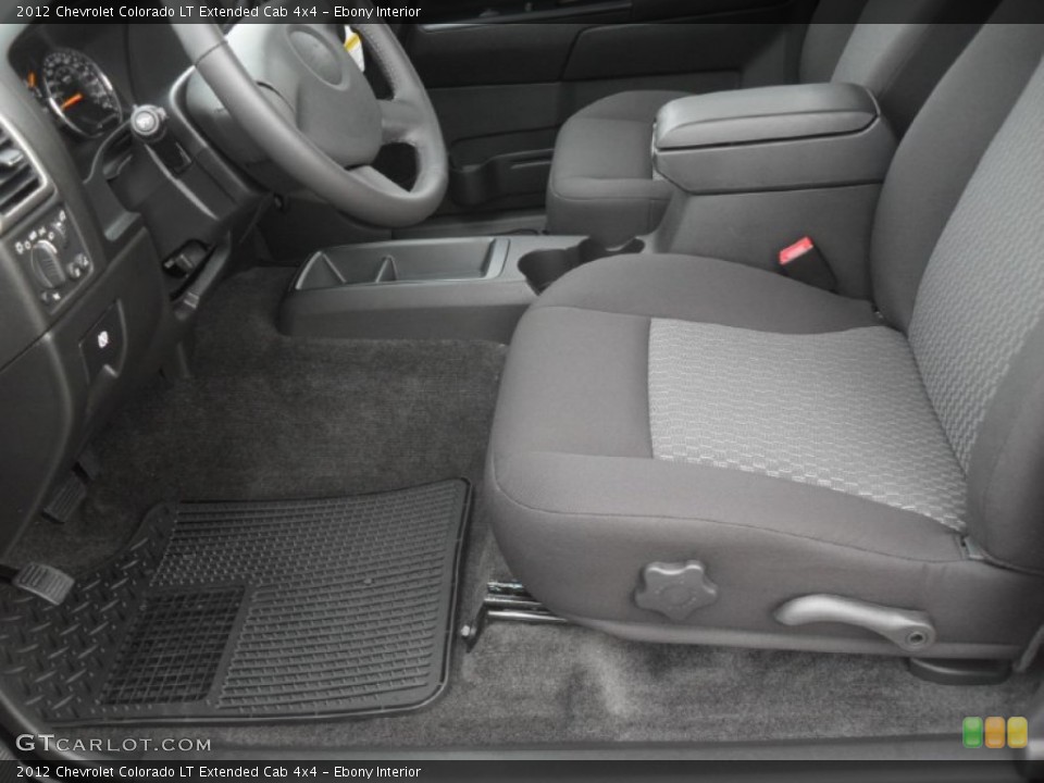 Ebony Interior Photo for the 2012 Chevrolet Colorado LT Extended Cab 4x4 #56862257