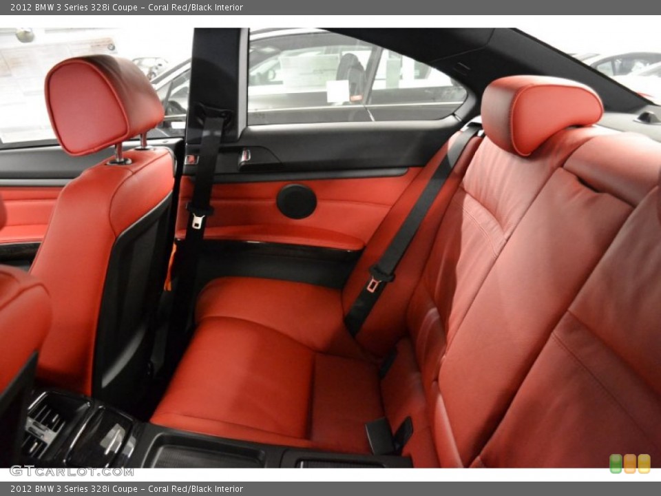 Coral Red/Black Interior Photo for the 2012 BMW 3 Series 328i Coupe #56862416