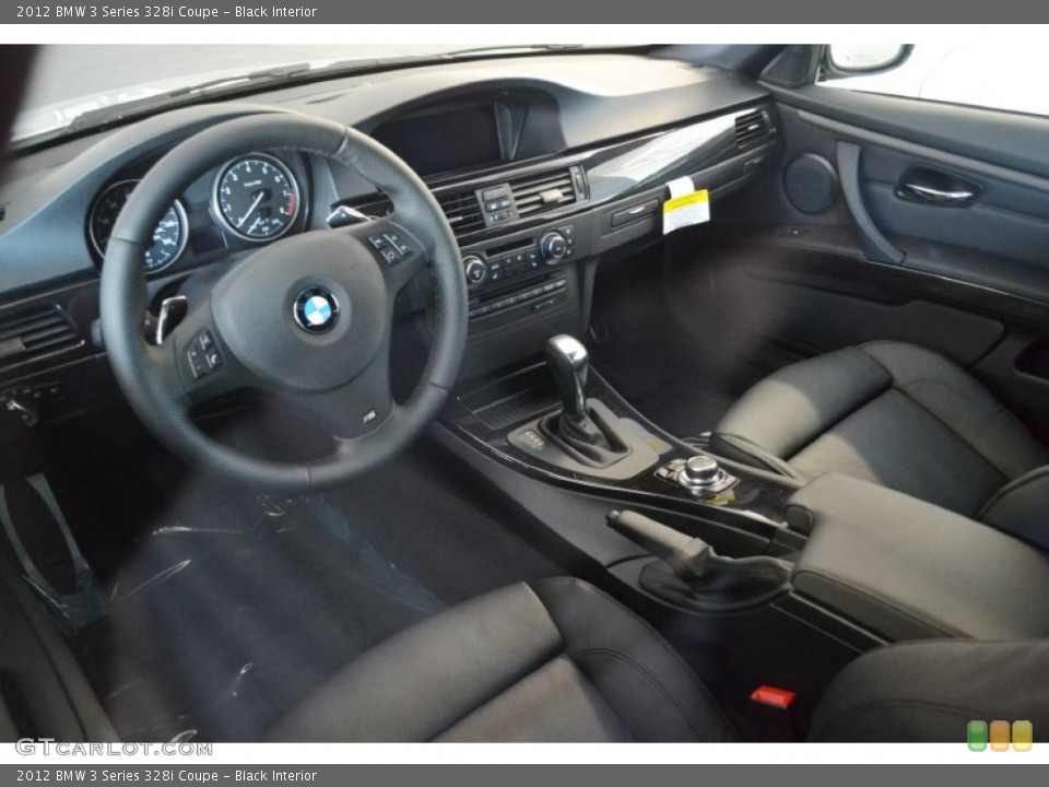 Black Interior Prime Interior for the 2012 BMW 3 Series 328i Coupe #56862470