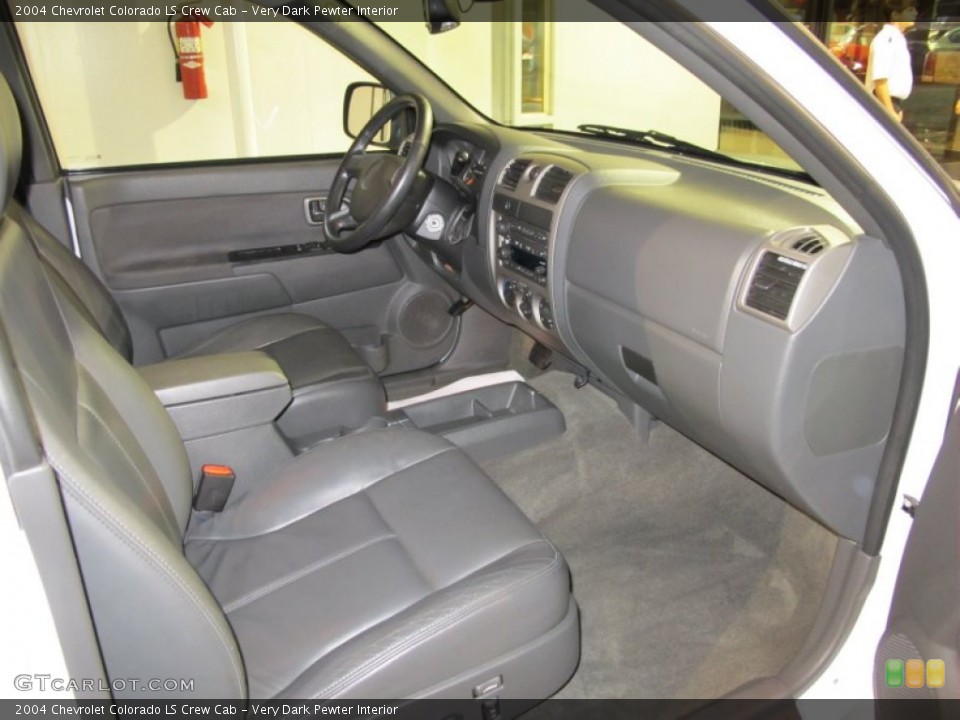 Very Dark Pewter 2004 Chevrolet Colorado Interiors
