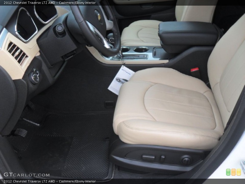 Cashmere/Ebony Interior Photo for the 2012 Chevrolet Traverse LTZ AWD #56863158