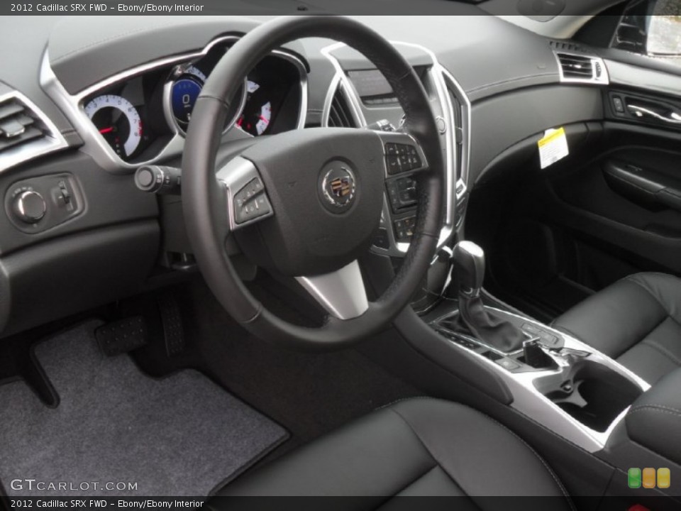 Ebony/Ebony Interior Prime Interior for the 2012 Cadillac SRX FWD #56863979