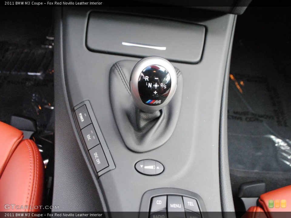 Fox Red Novillo Leather Interior Transmission for the 2011 BMW M3 Coupe #56864047