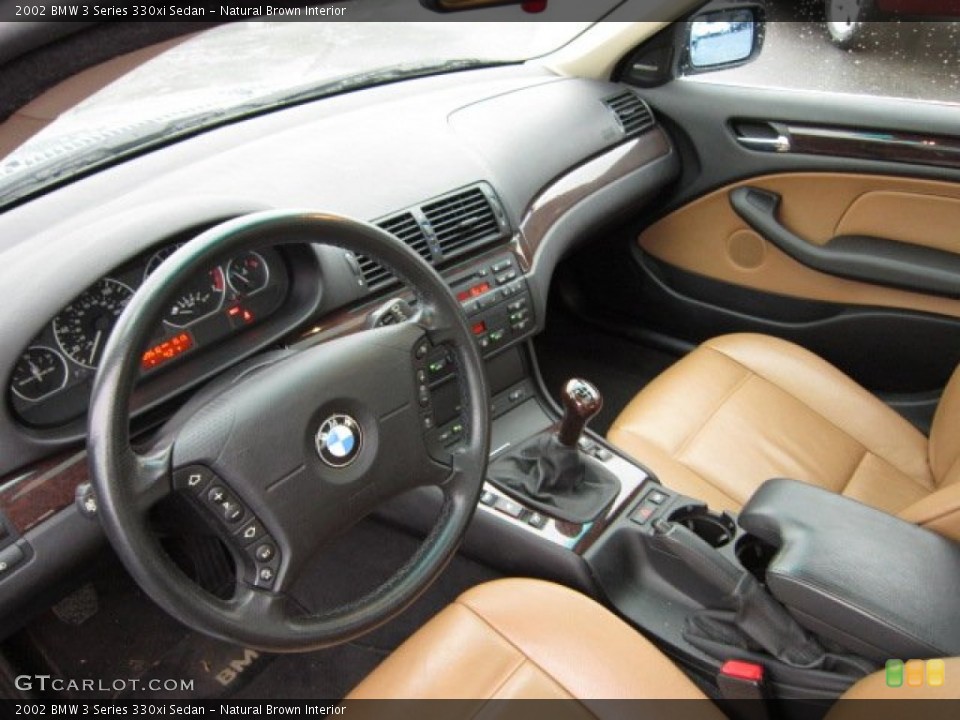Natural Brown Interior Prime Interior for the 2002 BMW 3 Series 330xi Sedan #56864297