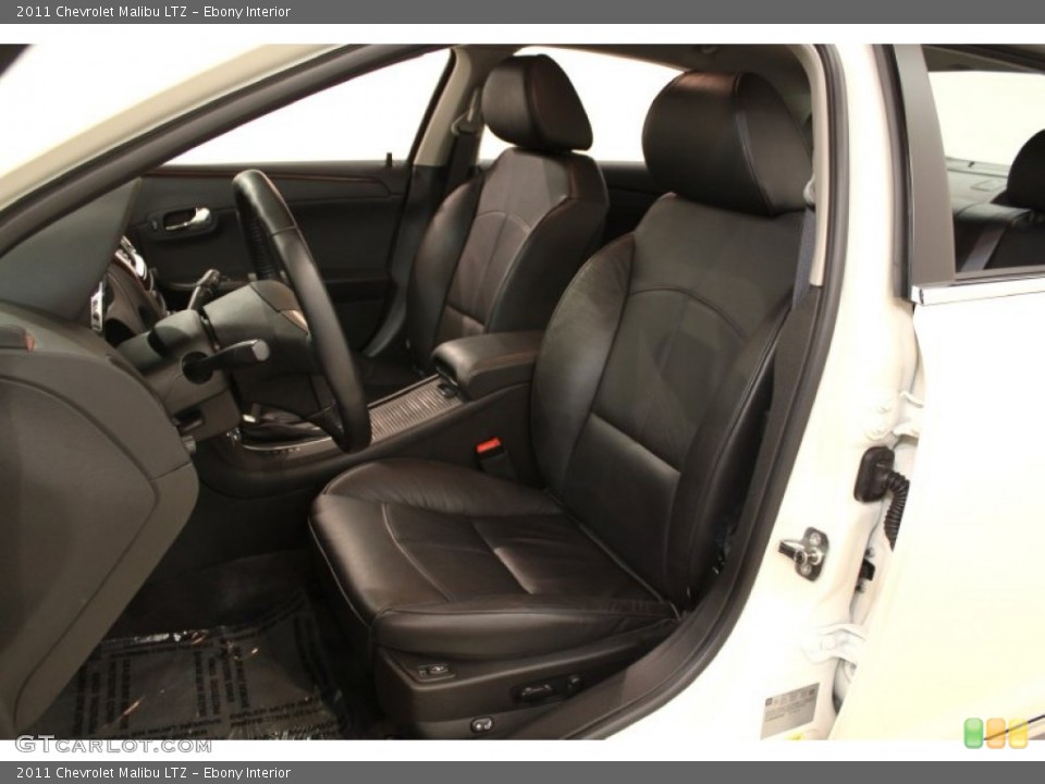 Ebony Interior Photo for the 2011 Chevrolet Malibu LTZ #56865002