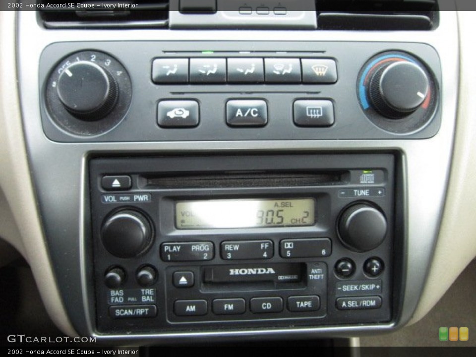 Ivory Interior Controls for the 2002 Honda Accord SE Coupe #56865035