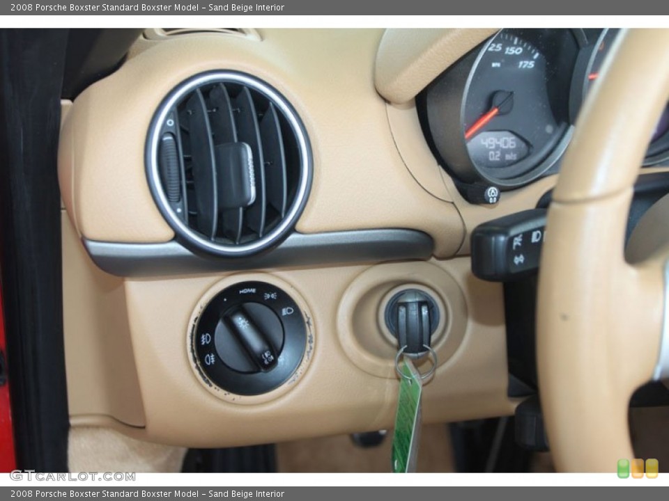 Sand Beige Interior Controls for the 2008 Porsche Boxster  #56866810