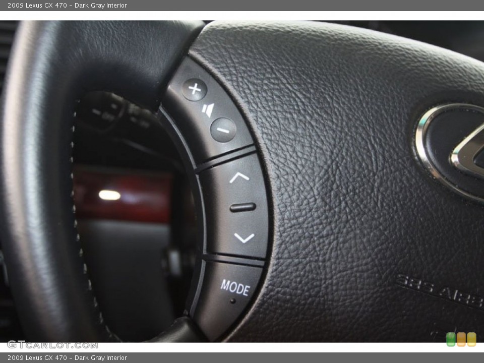 Dark Gray Interior Controls for the 2009 Lexus GX 470 #56867465