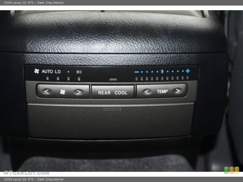 Dark Gray Interior Controls for the 2009 Lexus GX 470 #56867507
