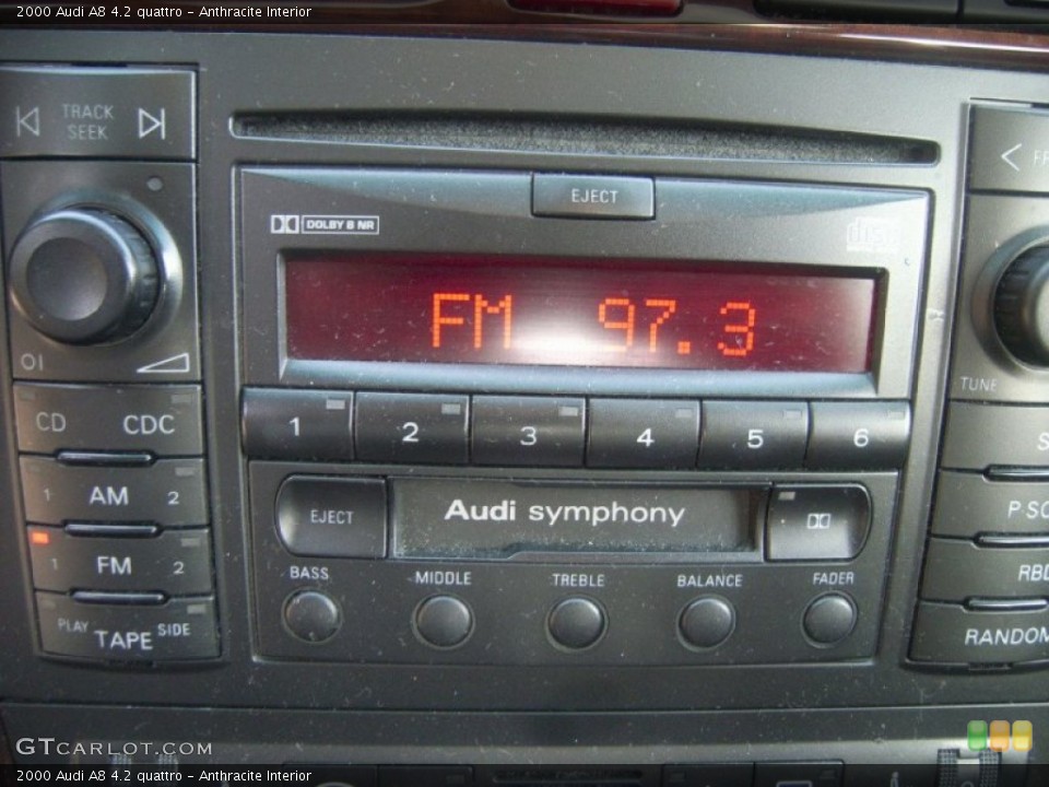 Anthracite Interior Audio System for the 2000 Audi A8 4.2 quattro #56867900