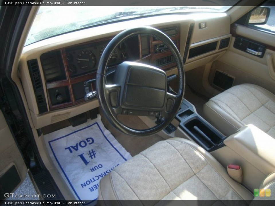 Tan Interior Photo for the 1996 Jeep Cherokee Country 4WD #56868389