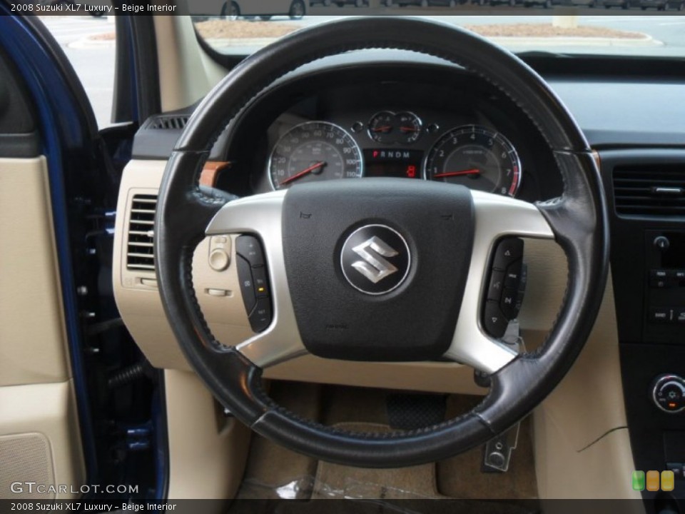 Beige Interior Steering Wheel for the 2008 Suzuki XL7 Luxury #56868581