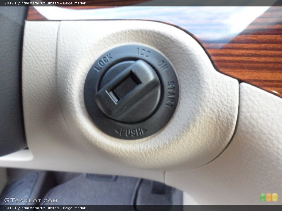Beige Interior Controls for the 2012 Hyundai Veracruz Limited #56869394