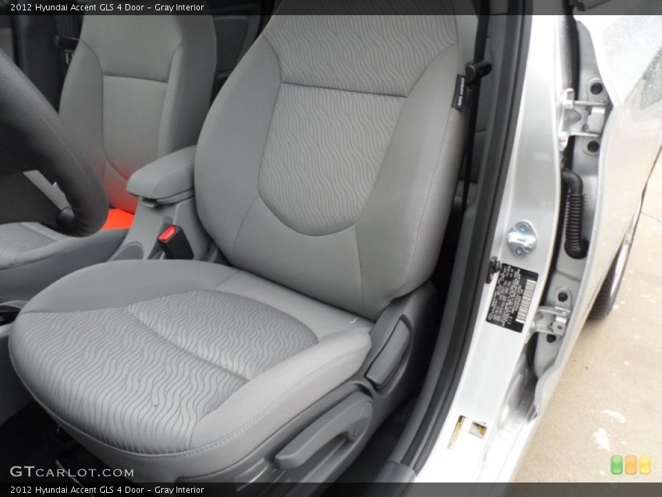 Gray Interior Photo for the 2012 Hyundai Accent GLS 4 Door #56869571
