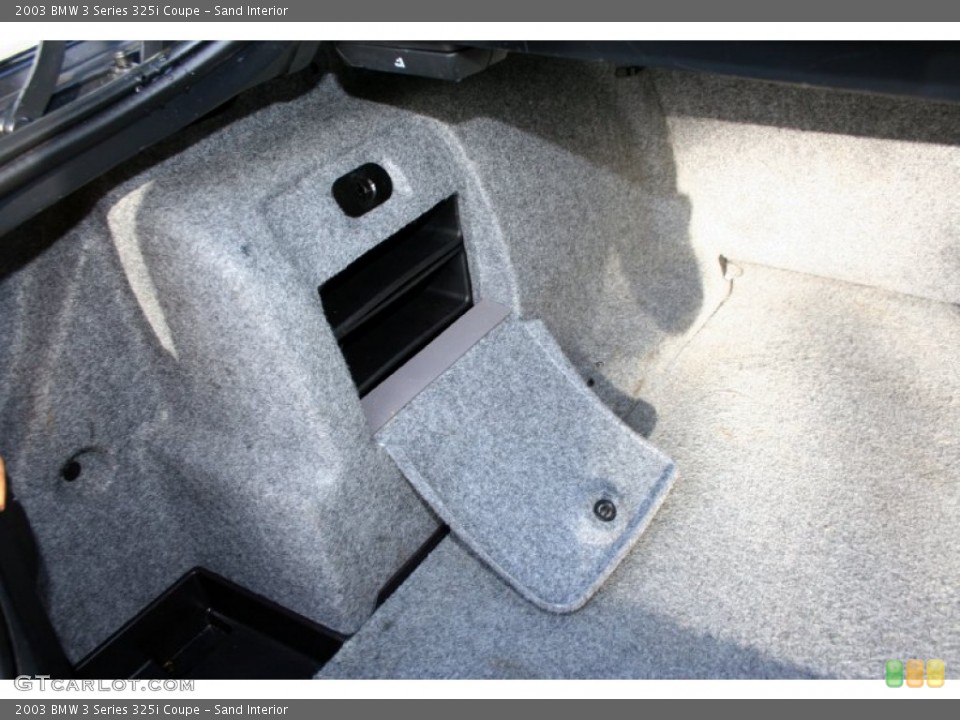 Sand Interior Trunk for the 2003 BMW 3 Series 325i Coupe #56872364