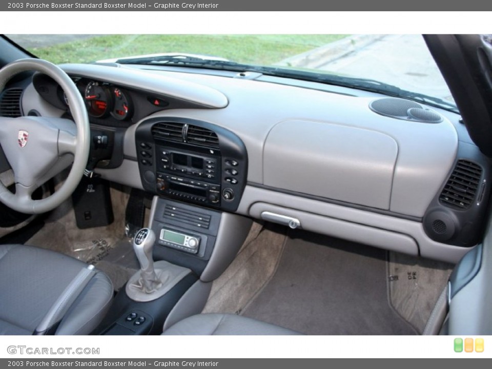 Graphite Grey Interior Dashboard for the 2003 Porsche Boxster  #56872886