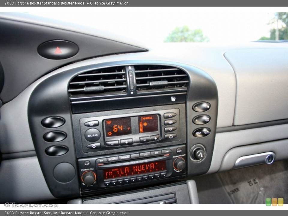 Graphite Grey Interior Controls for the 2003 Porsche Boxster  #56872889