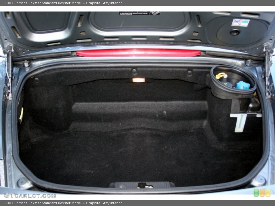 Graphite Grey Interior Trunk for the 2003 Porsche Boxster  #56872922