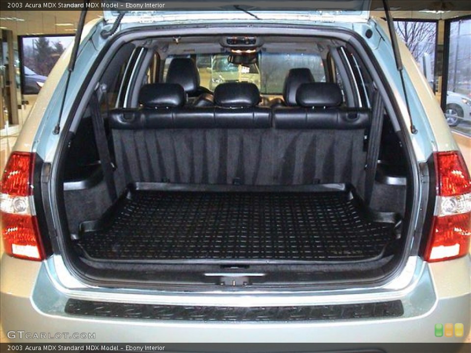 Ebony Interior Trunk for the 2003 Acura MDX  #56874409