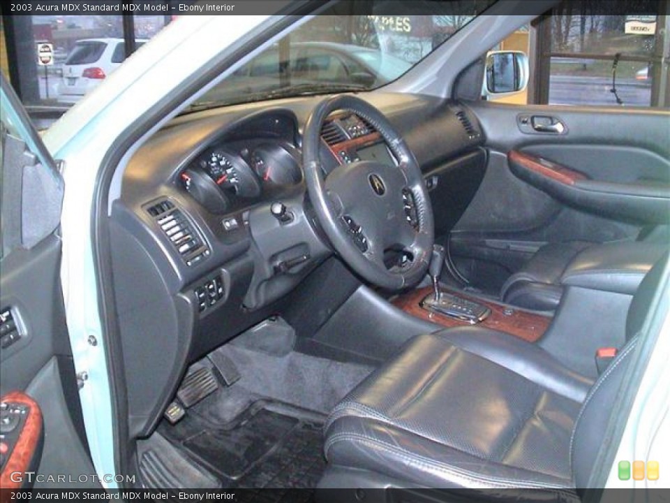 Ebony Interior Photo for the 2003 Acura MDX  #56874424