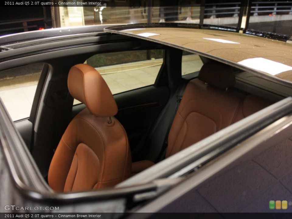 Cinnamon Brown Interior Sunroof for the 2011 Audi Q5 2.0T quattro #56874775