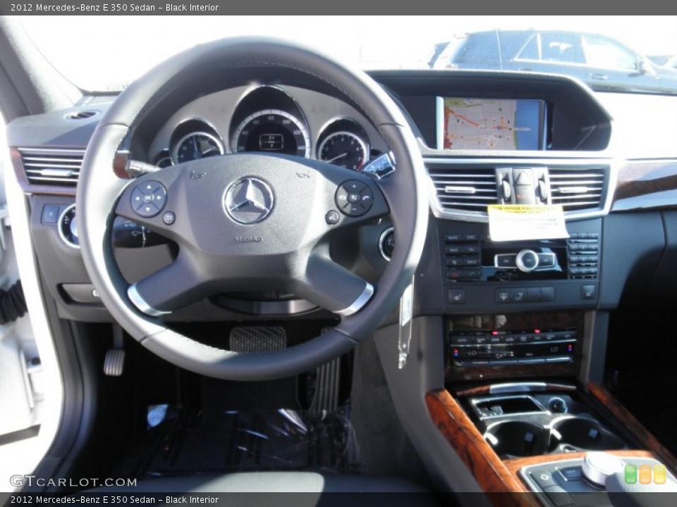 Black Interior Dashboard for the 2012 Mercedes-Benz E 350 Sedan #56879827