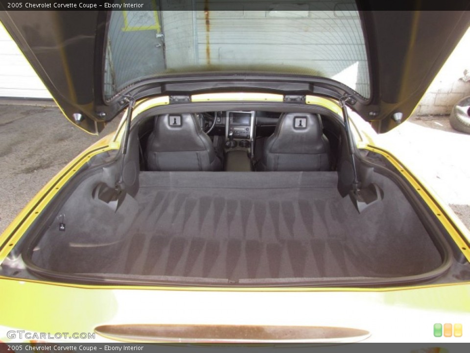 Ebony Interior Trunk for the 2005 Chevrolet Corvette Coupe #56881306