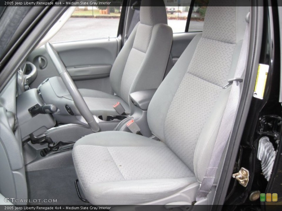 Medium Slate Gray Interior Photo for the 2005 Jeep Liberty Renegade 4x4 #56882627