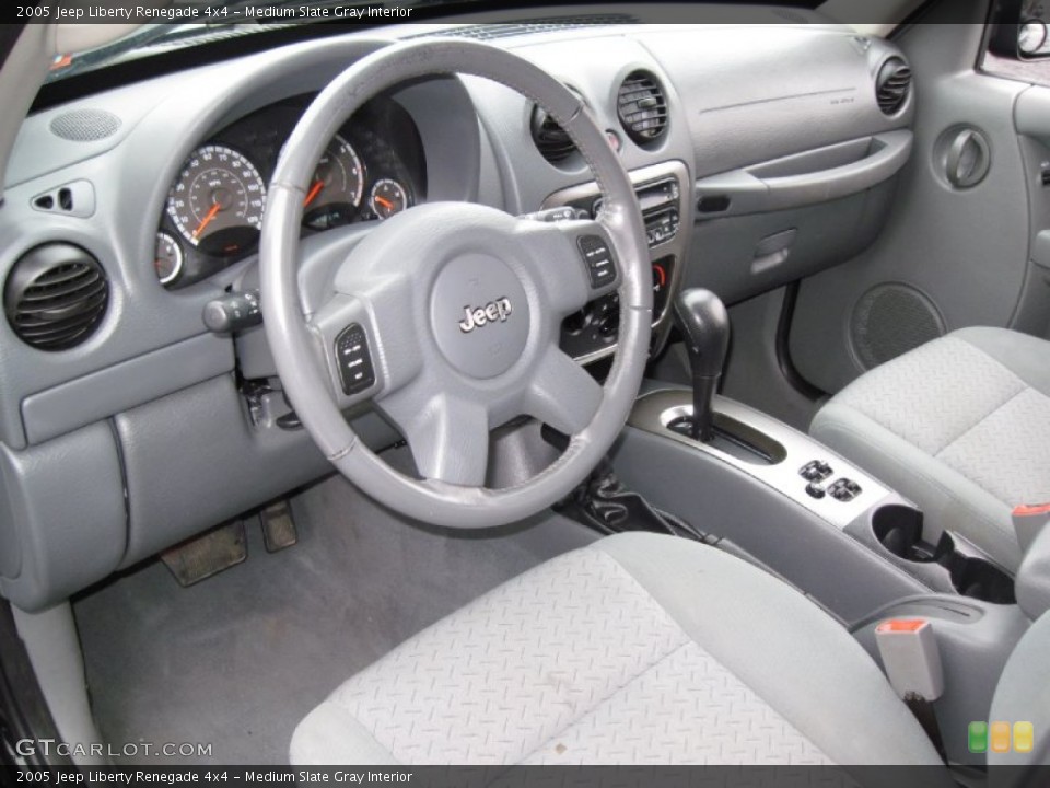 Medium Slate Gray Interior Photo for the 2005 Jeep Liberty Renegade 4x4 #56882640