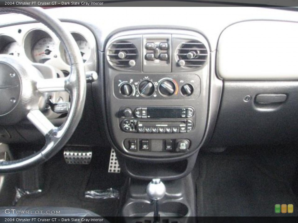 Dark Slate Gray Interior Controls for the 2004 Chrysler PT Cruiser GT #56886079