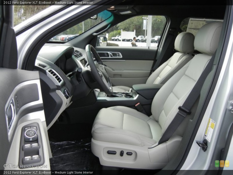 Medium Light Stone Interior Photo for the 2012 Ford Explorer XLT EcoBoost #56887264