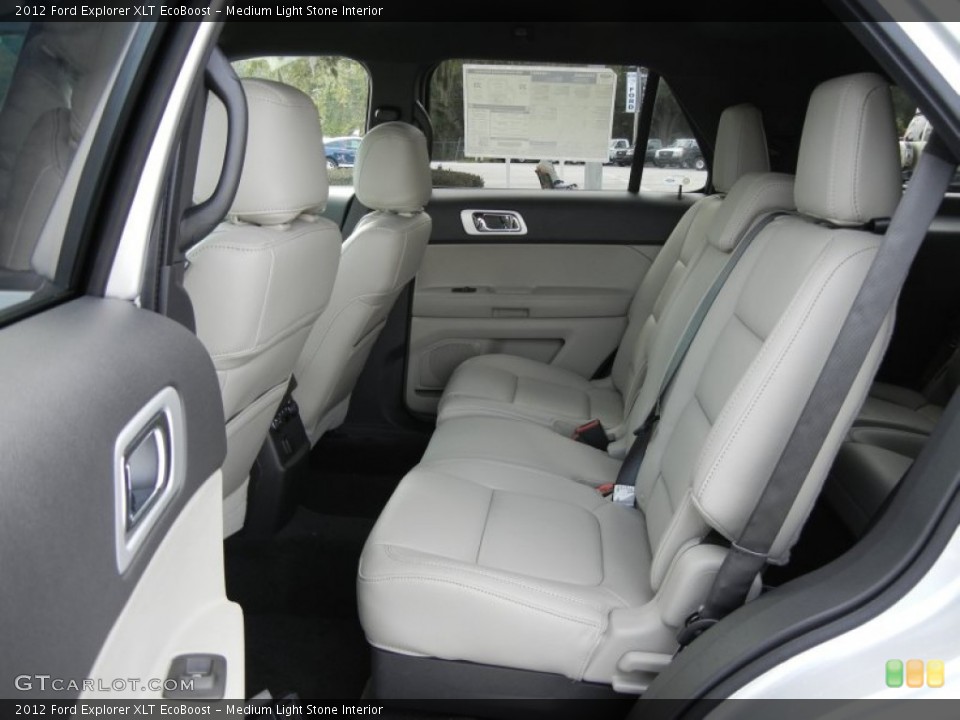 Medium Light Stone Interior Photo for the 2012 Ford Explorer XLT EcoBoost #56887272