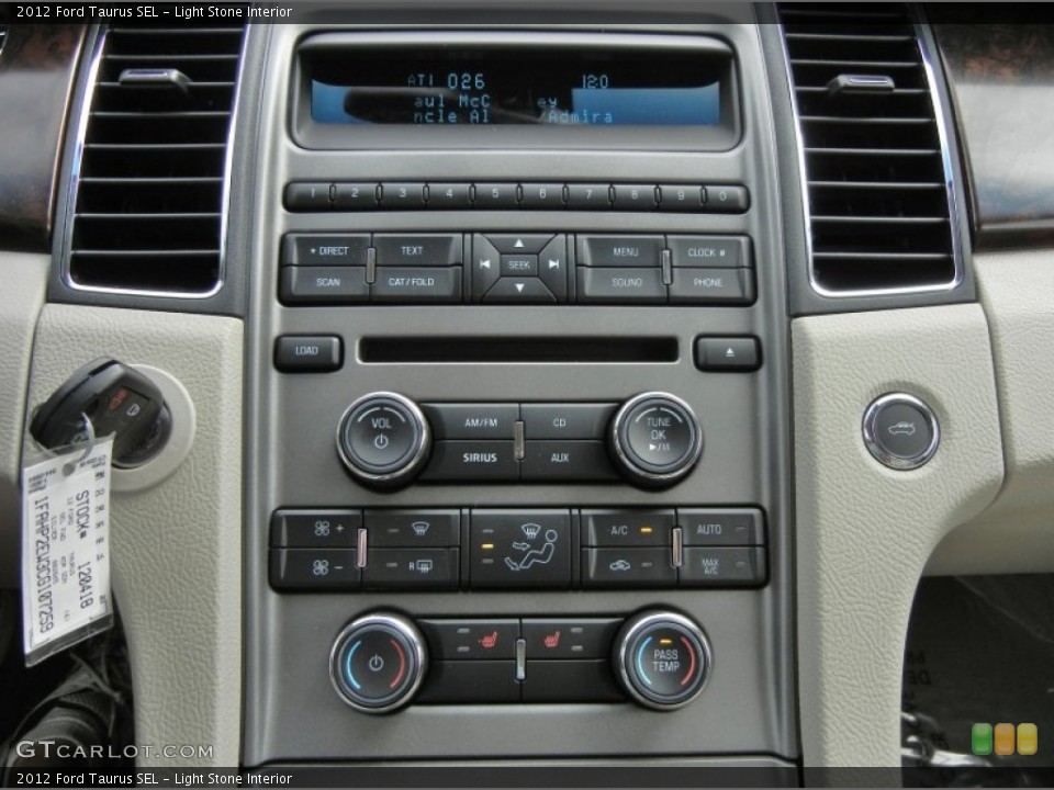 Light Stone Interior Controls for the 2012 Ford Taurus SEL #56887414