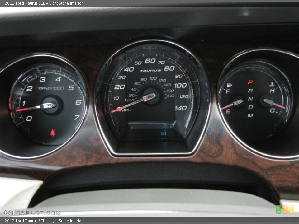 Light Stone Interior Gauges for the 2012 Ford Taurus SEL #56887510