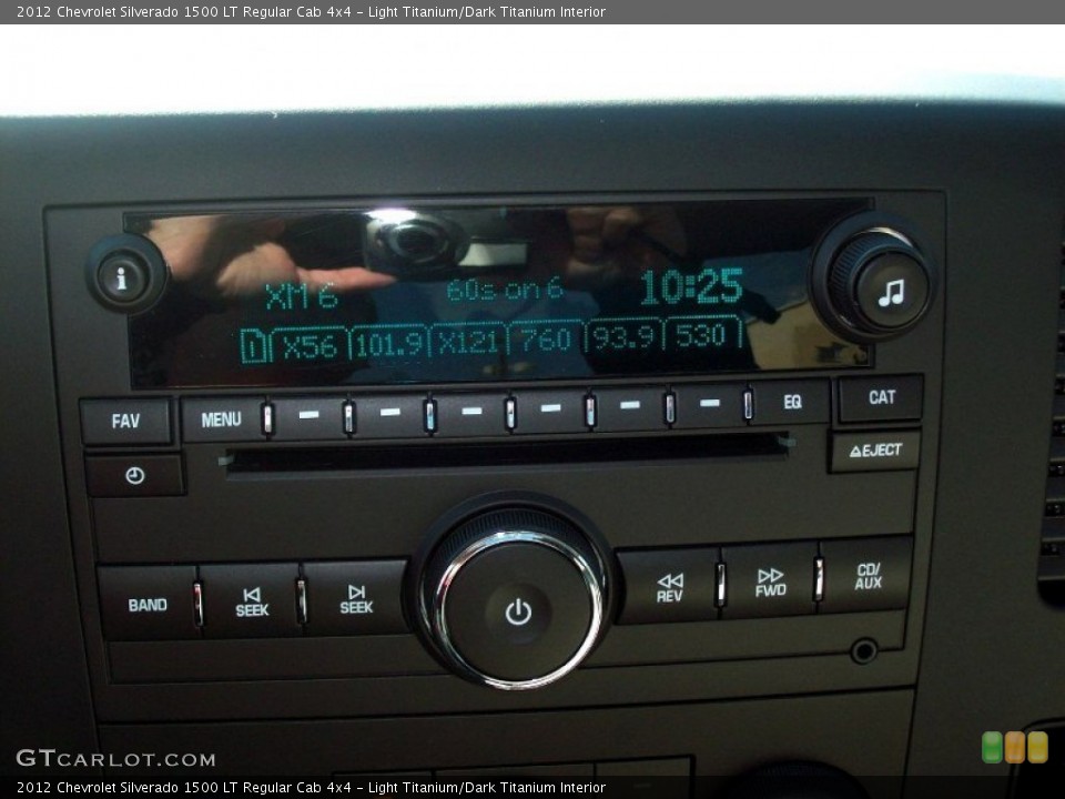 Light Titanium/Dark Titanium Interior Audio System for the 2012 Chevrolet Silverado 1500 LT Regular Cab 4x4 #56887603