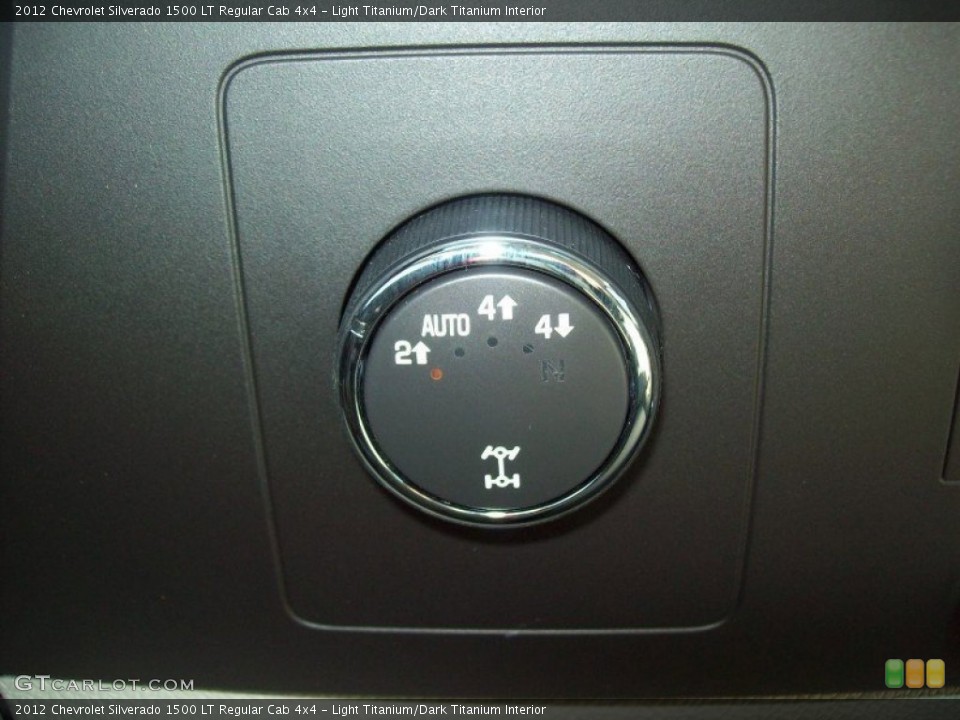 Light Titanium/Dark Titanium Interior Controls for the 2012 Chevrolet Silverado 1500 LT Regular Cab 4x4 #56887612