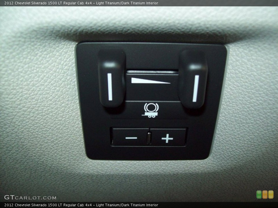 Light Titanium/Dark Titanium Interior Controls for the 2012 Chevrolet Silverado 1500 LT Regular Cab 4x4 #56887729