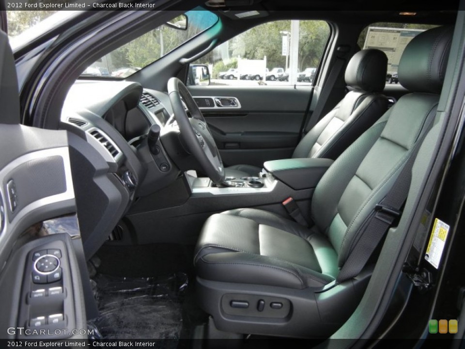 Charcoal Black Interior Photo for the 2012 Ford Explorer Limited #56887826